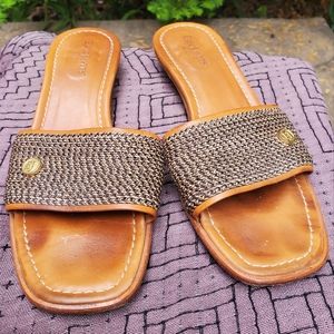 Eric Javits Leather Sandals Size 9